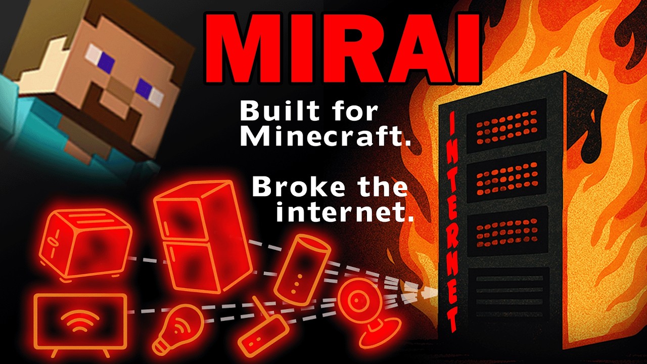 Your Smart Devices Launched a Cyberattack That Broke Netflix, Reddit, and More (Mirai Explained)