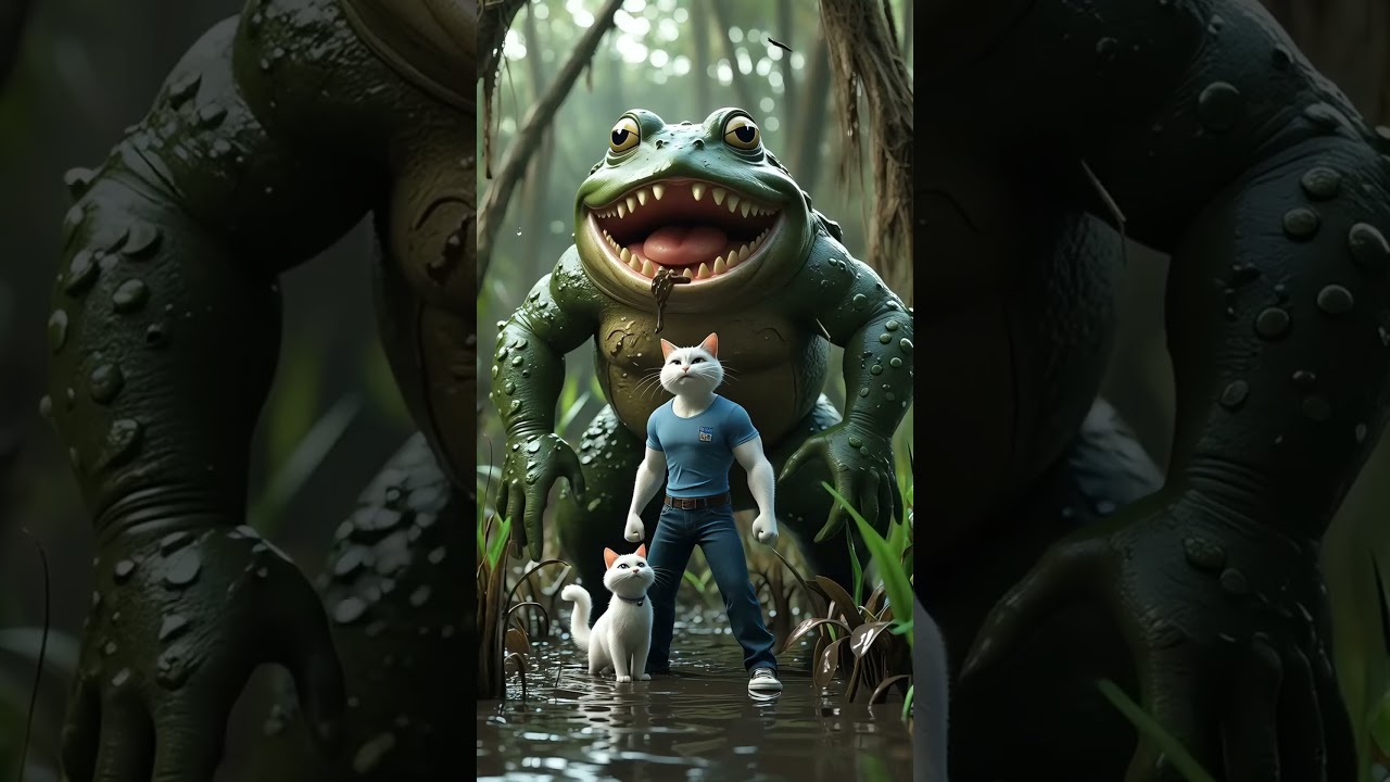 "The Giant Toad: Swamp Showdown 🐸⚔️" 