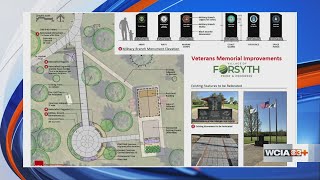 Forsyth officials share renovation plans for veterans memorial