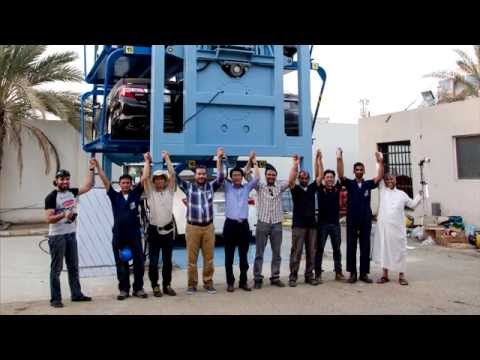 ابداع تركيب أول موقف ذكي في السعودية بتقنية التايم لاب المواقف الذكية السعودية