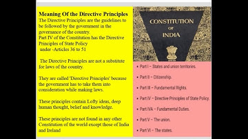 Salient features of Constifution II part 1 ICSE Class 9 Civics
