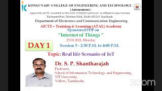 KNCET - ATAL FDP on IoT Session 2 (25.01.2021)