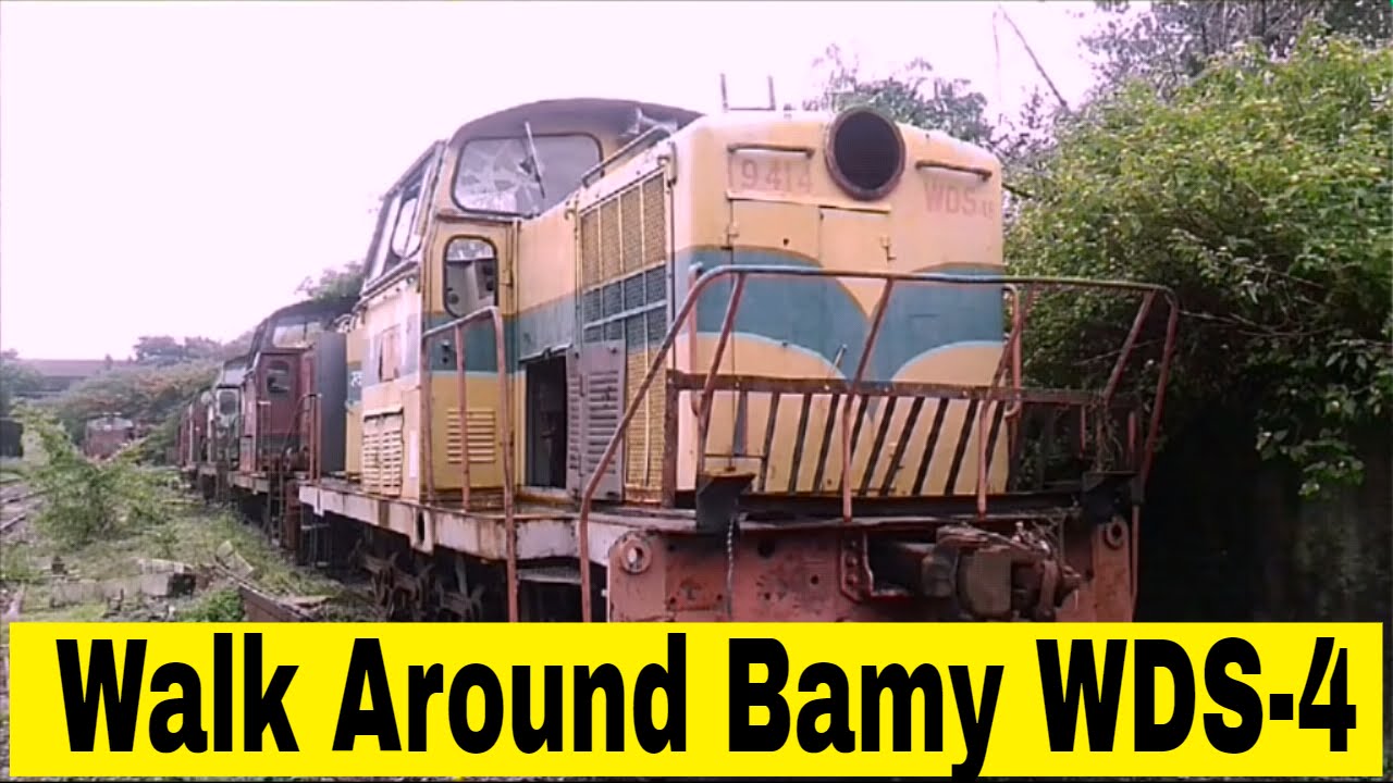 Abandoned WDS-4 Legendary Shunter Loco BAMY PAPPU Dis-Mental at Bandra