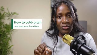 How to cold pitch - No bullshit strategy to landing your first client