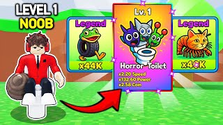 Starting Over as NOOB with BRAINROT PET in Fart Race 2 ! (Roblox) screenshot 3