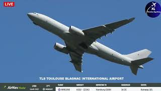 Mrtt Airbus A332 Raf Royal Air Force Landing Taxiing And Take Off At Tls Toulouse Blagnac Airport