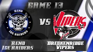 Reno Ice Raiders vs Breckenridge Vipers 2/27/26