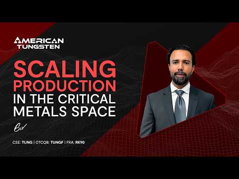 American Tungsten ($TUNG | $TUNGF) CEO Ali Haji on Scaling Production
