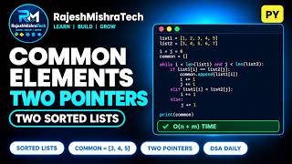 🐍 Python DSA Challenge: Find Common Elements Between Two Lists