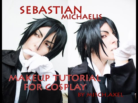 Sebastian Michaelis - Kuroshitsuji - Makeup tutorial for cosplay