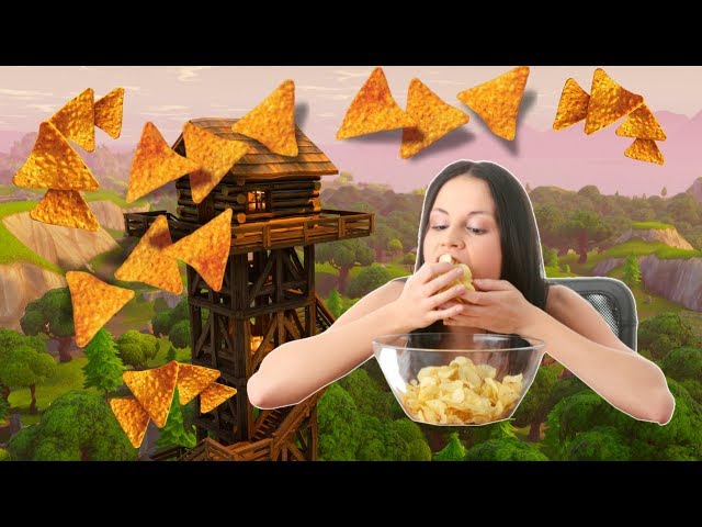 EATING CHIPS TROLL ON FORTNITE! | Fortnite