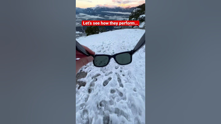 Sunglasses with a Camera 😎 📸