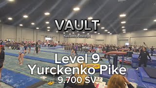 🪄Level 9 Vault Yurchenko Pike 9.300 Magical Classic USAG