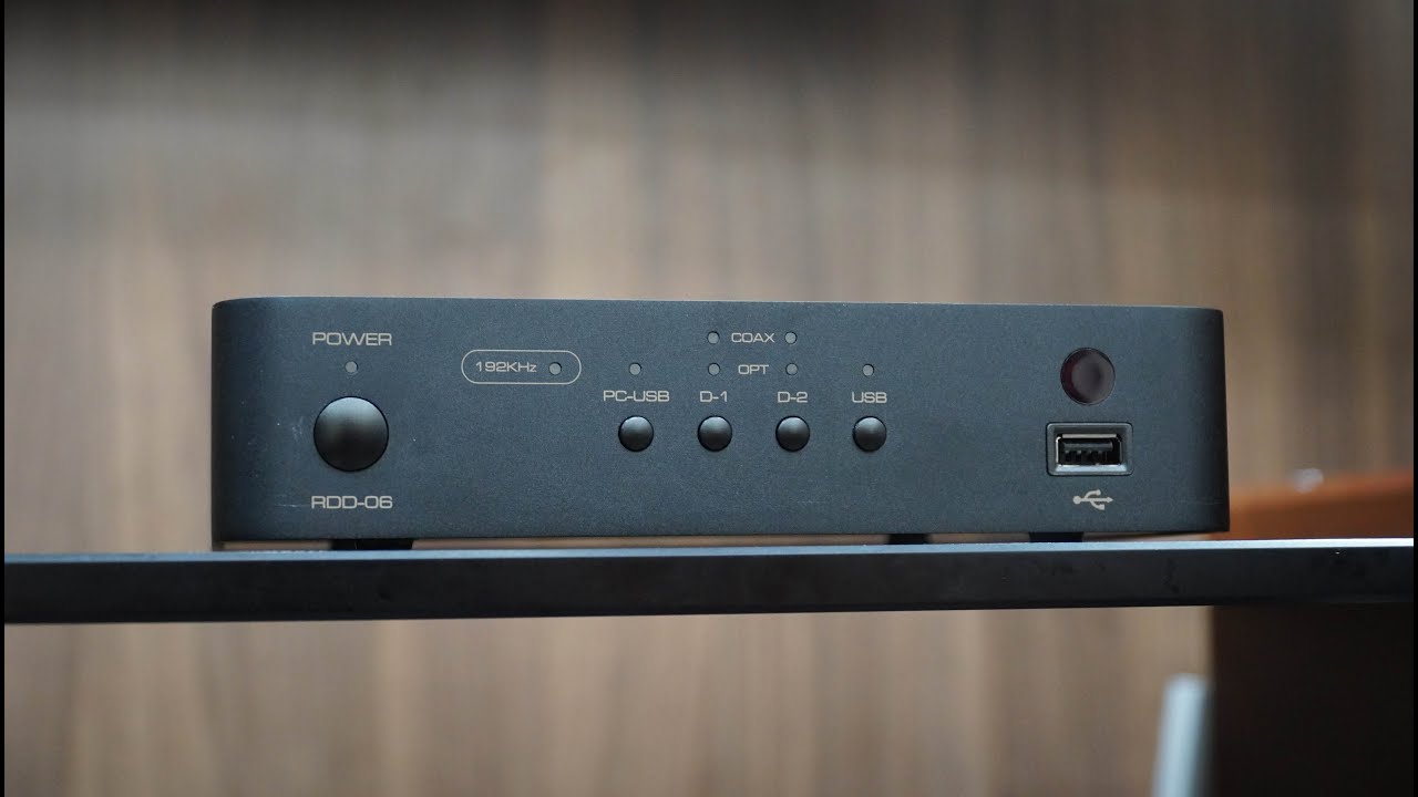 DAC Rotel RDD-06 bản fullbox / Nhỏ gọn chạy chip Wolfsob 24 bit Chất âm cực hay