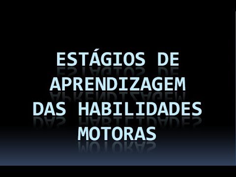 Vídeo: Em que estágio do modelo de três estágios da Fitts & Posner o desempenho da habilidade é automático?