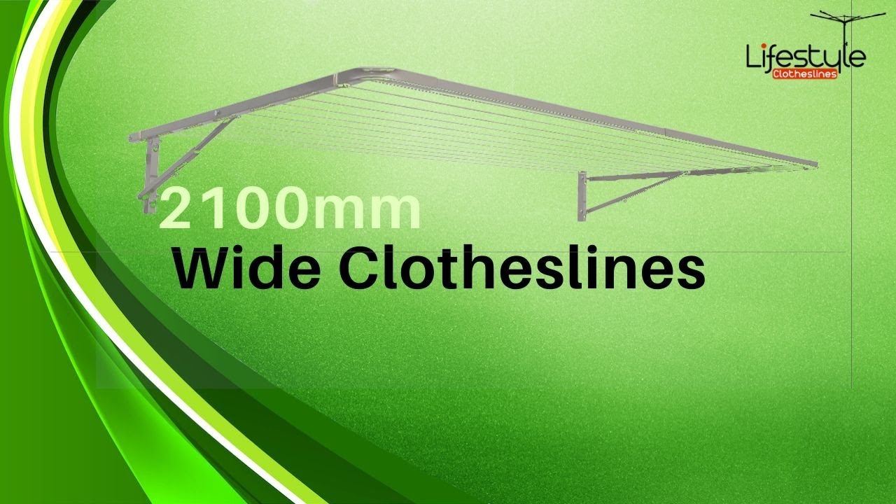 2100mm Wide Clothesline [High Quality Clotheslines] YouTube