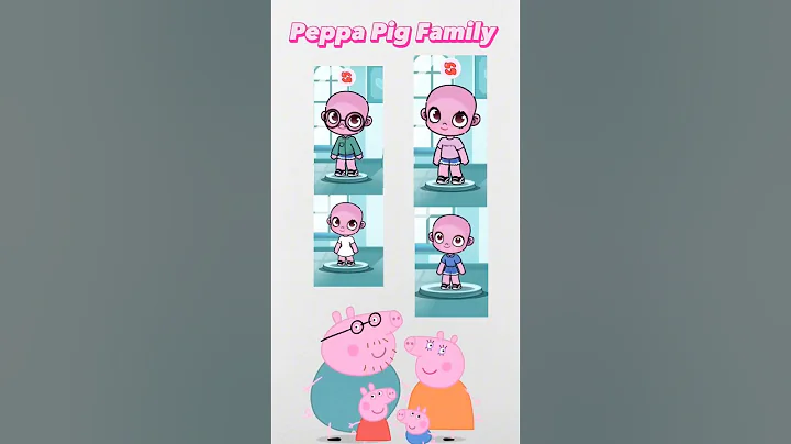 Peppa Pig Family in Avatar World 🐷🐽. #avatarworld #peppapig