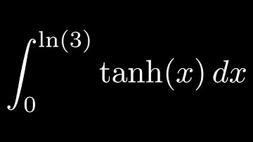 Definite Integral of tanh(x) from 0 to ln(3)