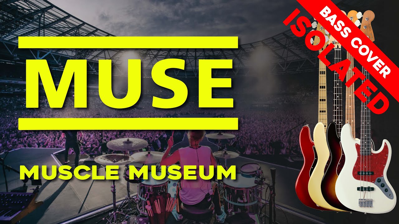 Muse - Muscle Museum [bass cover | ONLY / ISOLATED] | 4K w/original studio multitrack