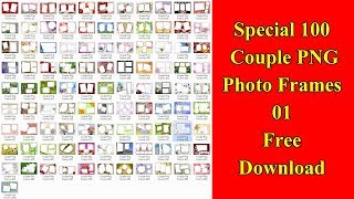 Special 100 Couple PNG Photo Frames 01 screenshot 2
