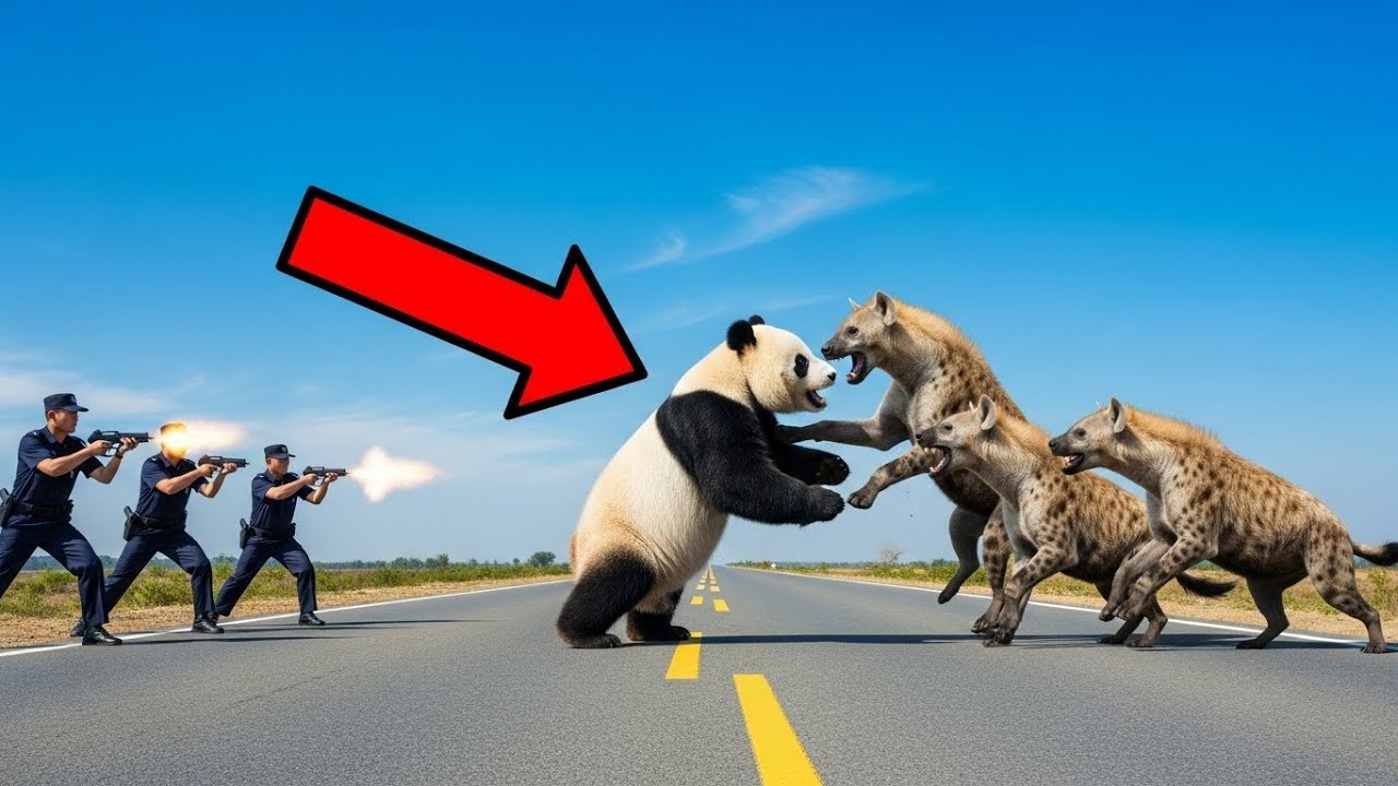 Giant Panda Attacked by Hyenas | Brave Rescue Team Saves the Panda | Animal Rescue Story