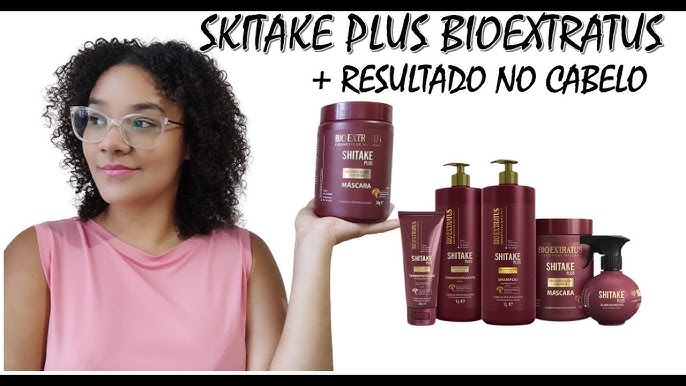 🍄BIO EXTRATUS SHITAKE PLUS: Reconstrução Nutritiva para cabelos  danificados 