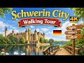SCHWERIN-Germany 🇩🇪A Self-Guided city walking Tour |4k|