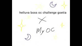 helluva boss oc Challenge Goetia #oc #helluvaboss #helluvabossoc