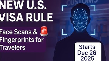 New U.S. Visa Policy: Mandatory Face Scans for All Foreign Travelers
