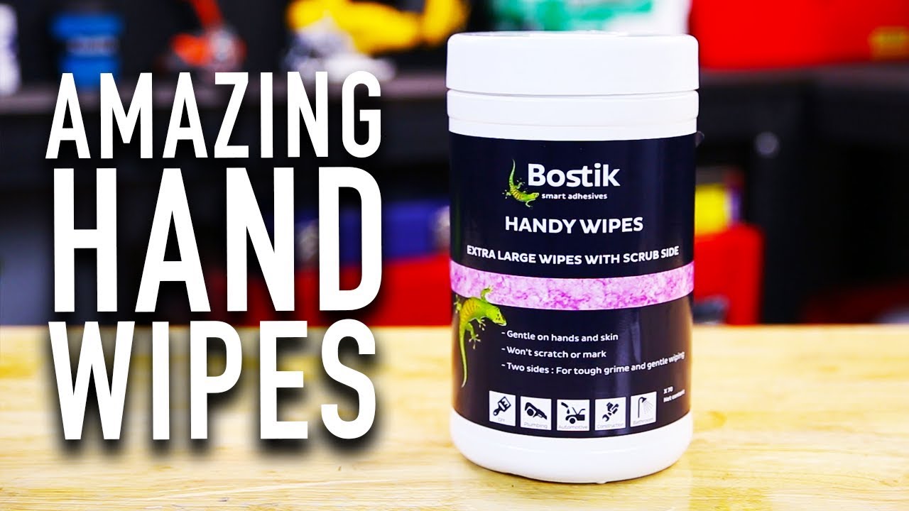 Industrial Hand Wipes Bostik Handy Wipes YouTube