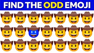FIND THE ODD EMOJI OUT in these Emoji Puzzles! | Odd One Out Puzzle | Find The Odd Emoji Quizzes by Brain Busters 14,740 views 3 months ago 10 minutes, 13 seconds