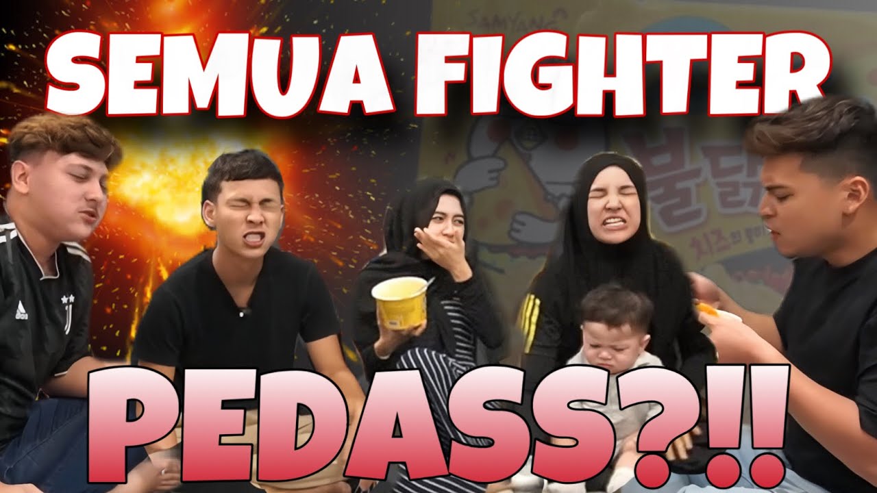 CHALLENGE RAMEN PEDAS TANPA AIR !! BERASAP KEPALA SEMUA !!