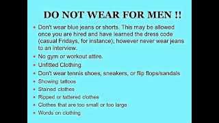 What Not To Wear - Dress For Success FBLA