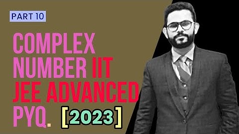 2023 JEE ADVANCED PYQ || Let z be a complex number satisfying | z | 3 + 2 z 2 + 4 ¯ z − 8 = 0 #jee