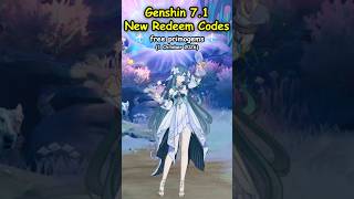 Genshin 7.1 New Redeem Codes (1 October 2026) Free Primogems  #genshinimpact #genshin #primogems