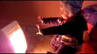 Budhiya baby in winter season, she is seking heater screenshot 3