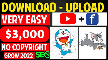 Re-Upload Cartoon On YouTube | Earn $3,000/Mo Copy Paste Only | Unique Strategy 2022 #AndriodUsers