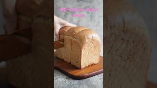 100% Whole Wheat Bread  #bakewithpaws #breadrecipe #wholewheatbread