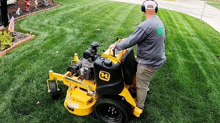 Full Day Of Lawn and Landscape Work  Running Solo  Lawn Care Vlog #4