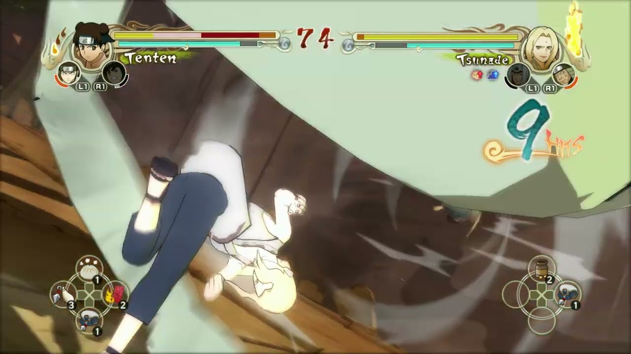 Tenten vs Tsunade - Naruto Ultimate Ninja Storm