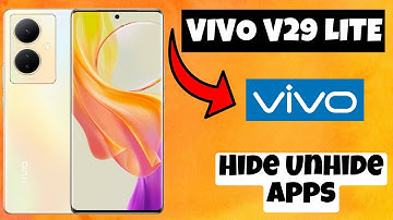 Hide Unhide Apps Vivo V29 Lite || How to set app permissions || Set App display permissions