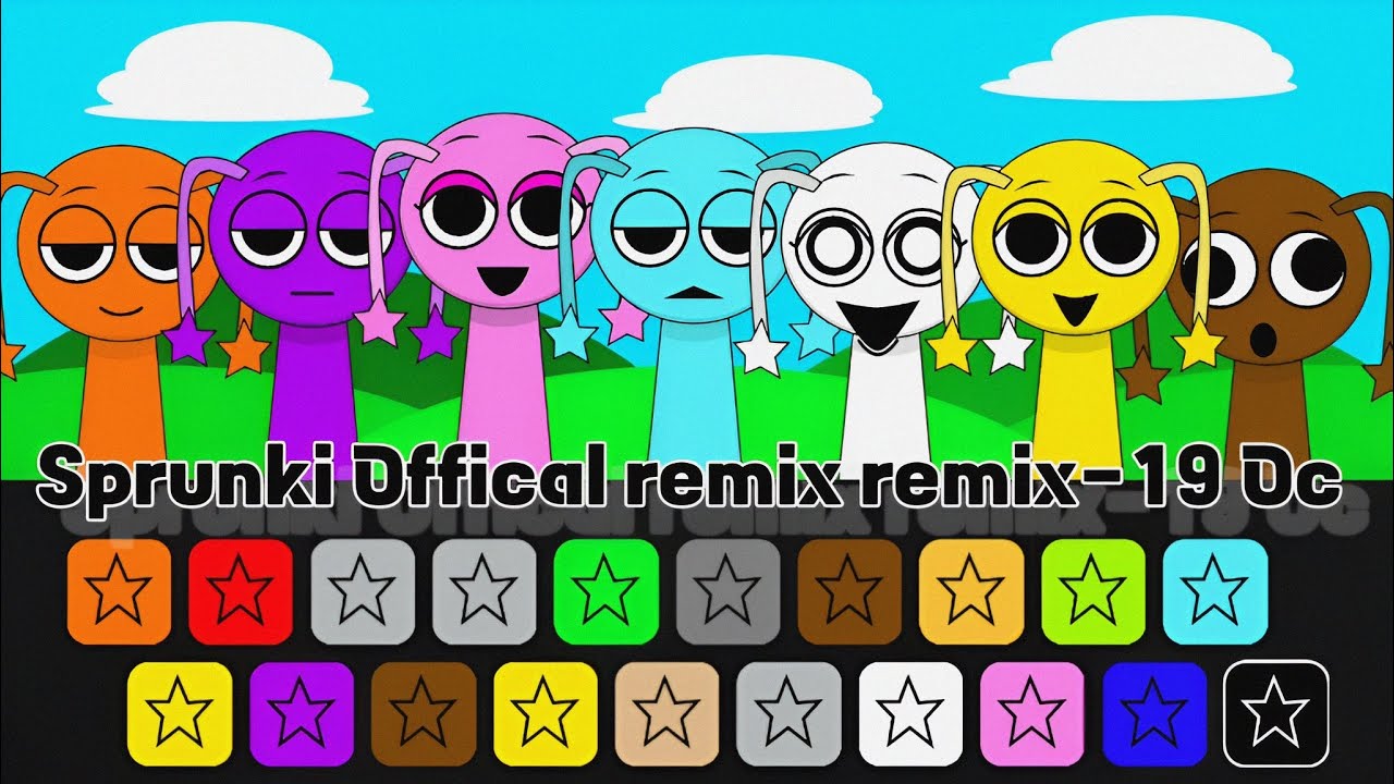 Sprunki Offical remix remix-19 Oc Trending Version Update Mod Game Play Original Character's Unlock