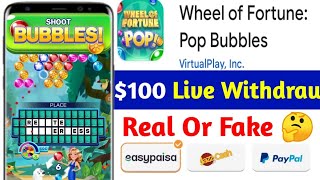 Wheel of Fortune: Pop Bubbles - Gameplay real fake screenshot 5