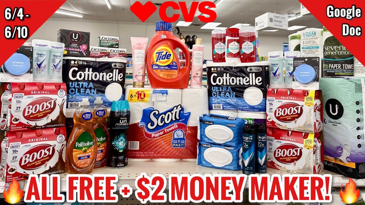 CVS Free & Cheap Couponing Deals & Haul |6/4 - 6/10| $2 Money Maker Haul! | Learn CVS Couponing