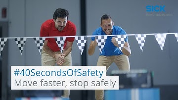 #40SecondsOfSafety: Move faster, stop safely - More productivity for line-guided AGCs | SICK AG