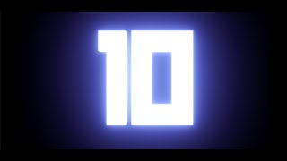 10 Seconds Neon Exploding Countdown 4K Video Profile
