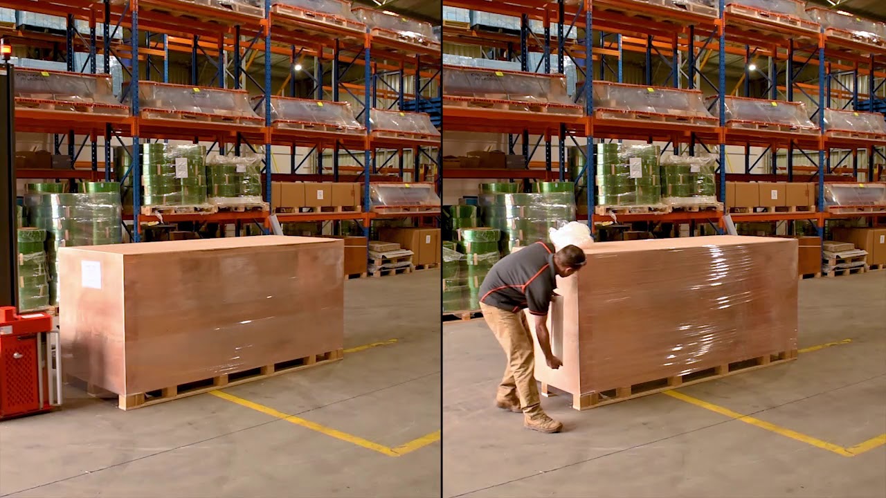 OR-600MW Pre stretch Mobile Wrapper vs Hand Wrapping