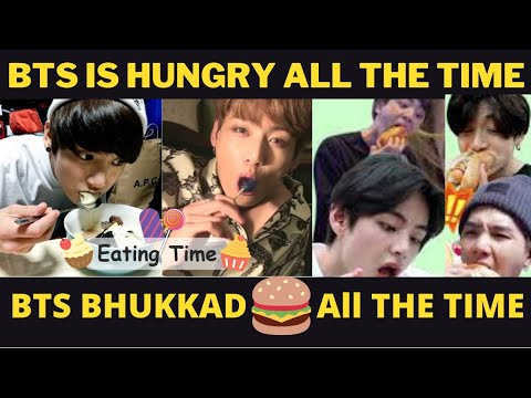 BTS Is Hungry All The Time | When BTS Love Food So Much | BTS Eating Moments | Ice cream lover JK