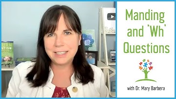 Manding and ‘Wh’ Questions for Teaching Children with Autism
