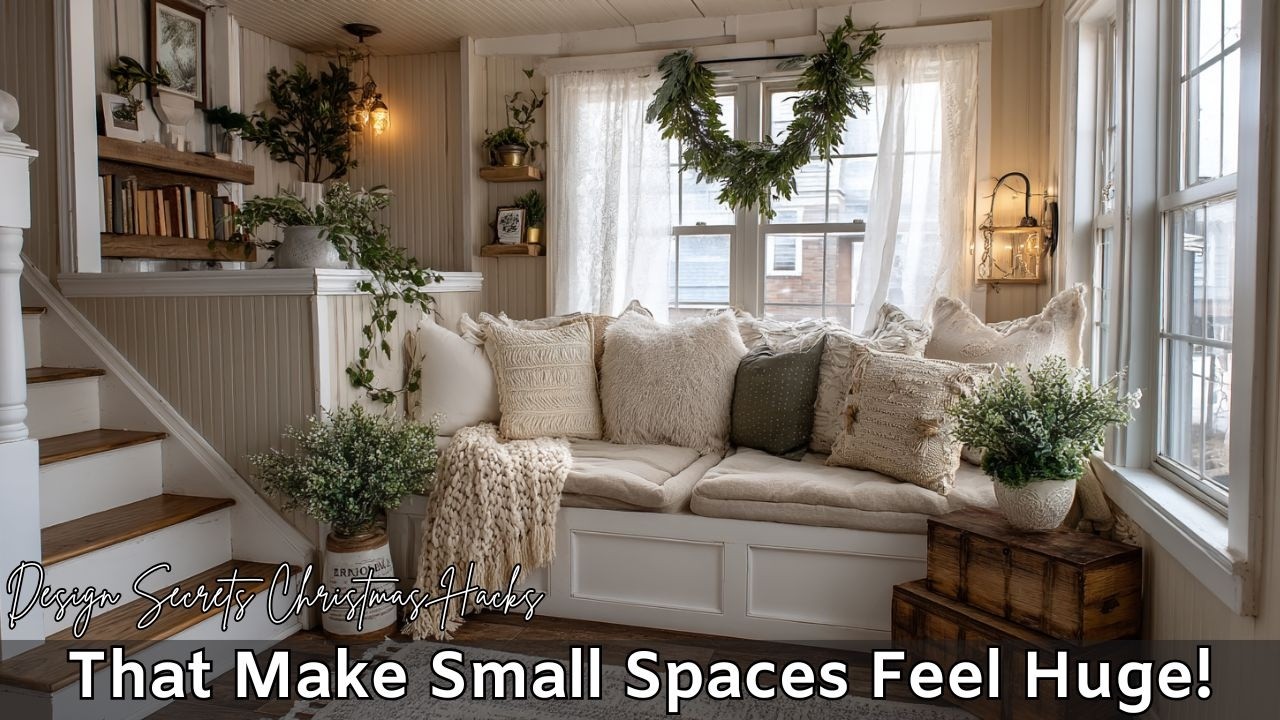 Design Secrets That Make Small Spaces Feel Huge! Stunning Dollar Tree-Inspired Christmas Hacks 2025